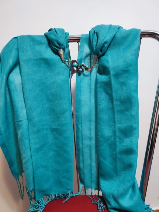 Eșarfă dama turcoaz