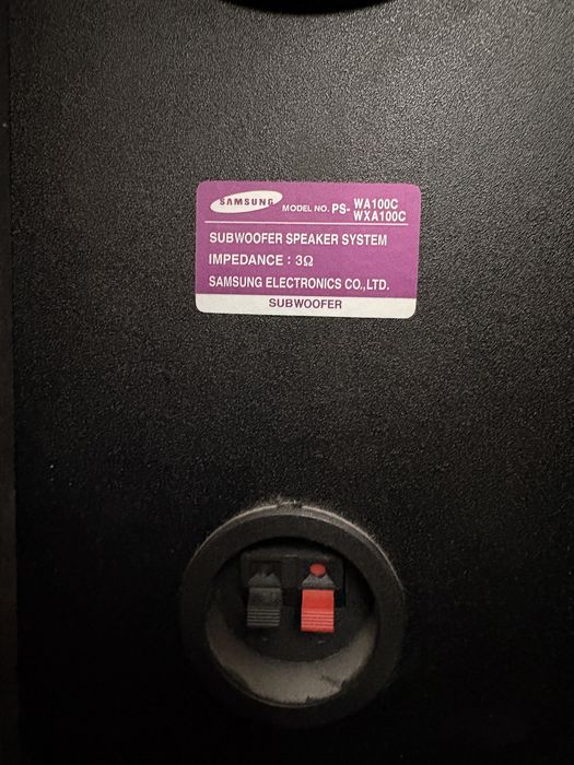 Subwoofer soundbar samsung
