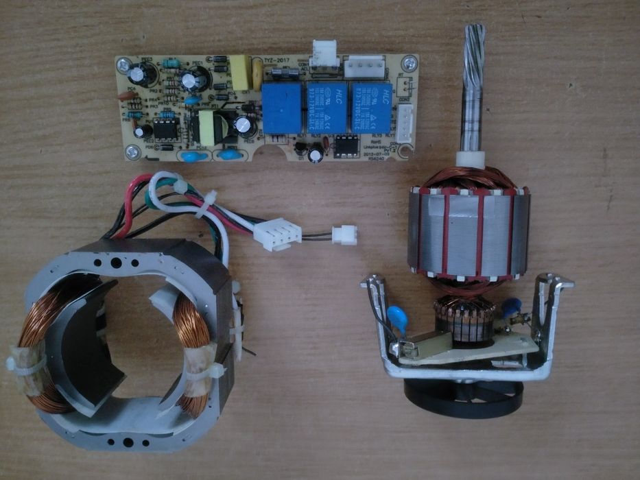 Щеточный узел, ротор, статор,двигатели для блендера