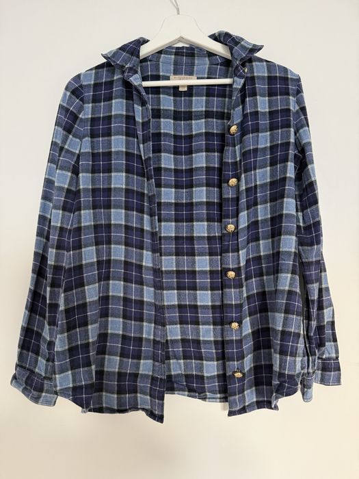 Camasa burberry cu nasturi bijuterie