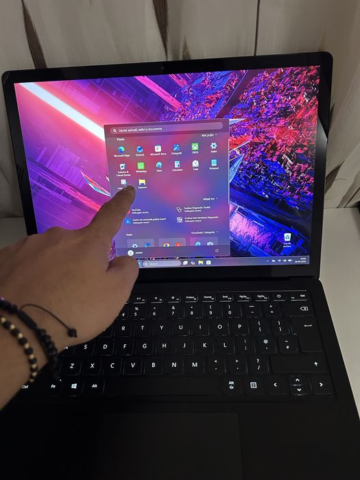 Laptop touchscreen Surface