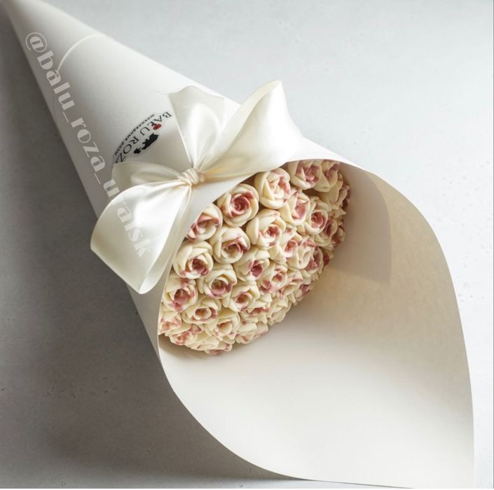 Цветы из шоколада