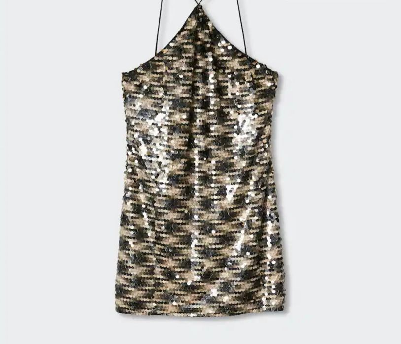 Rochie scurta cu paiete