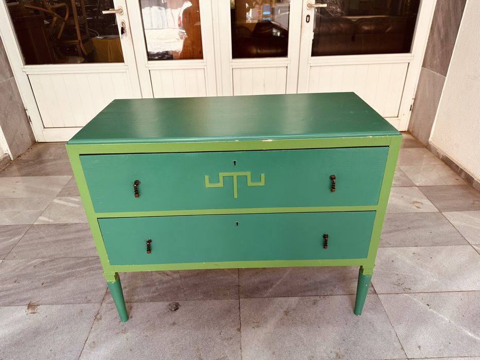 Винтидж скрин / шкаф – скандинавски стил (Швеция, mid-century)