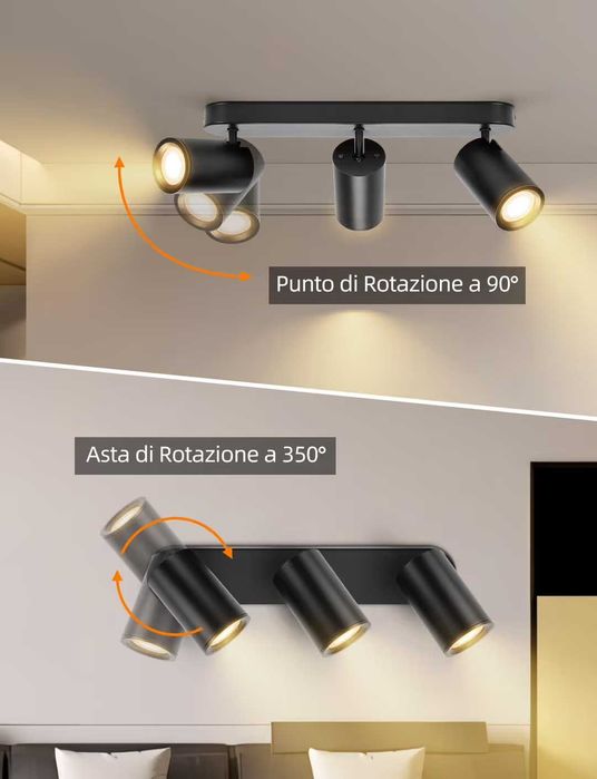 Spot LED smart RGB Bluetooth 3 lumini Alexa