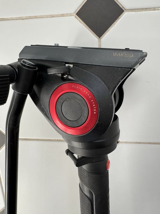 Monopied Manfrotto MVMXPRO500 + Cap Fluid + Accesorii