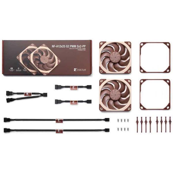 Ventilator Noctua Set 2x NF-A12x25 G2 PWM Sx2-PP