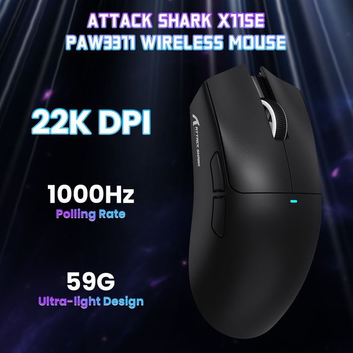 NEW Attack shark X11SE gaming mouse Wireless 22000 dpi