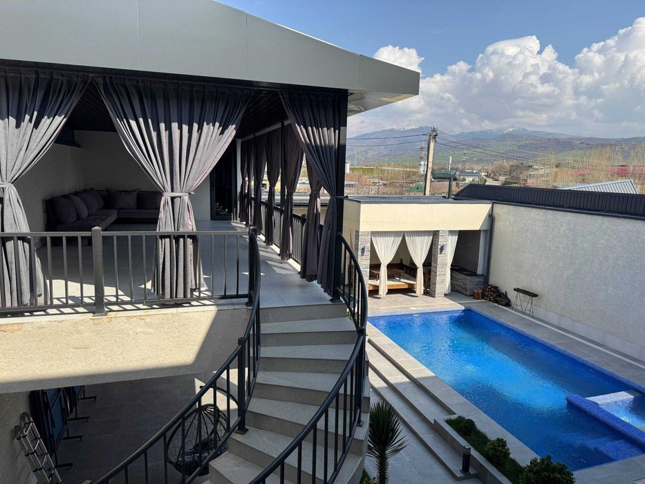 Villa Corner House - Dacha/Дача Gazalkent, 2 Basseyn, Sauna, Tapchan