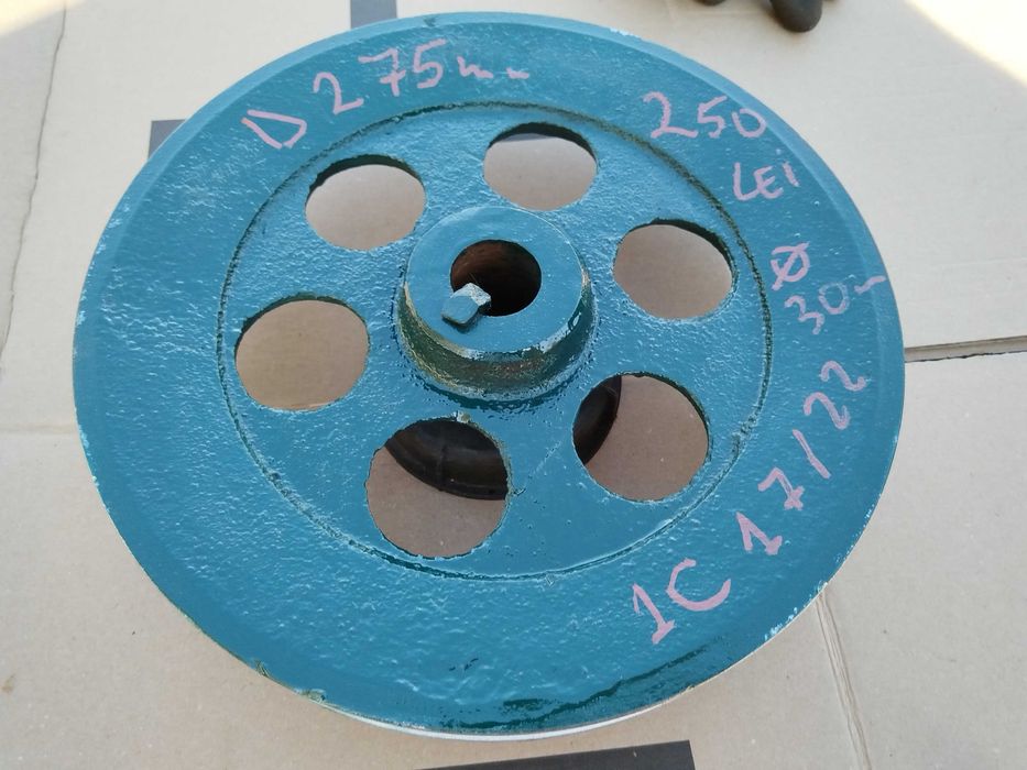 Fulie cu curea de 275 mm diametrul
