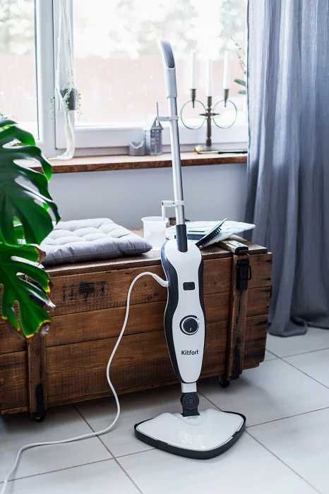 Mop electric cu aburi de înalta calitate, Kitfort KT-1006