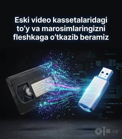Eski kasetalarni fileshga koʻchirib beramiz