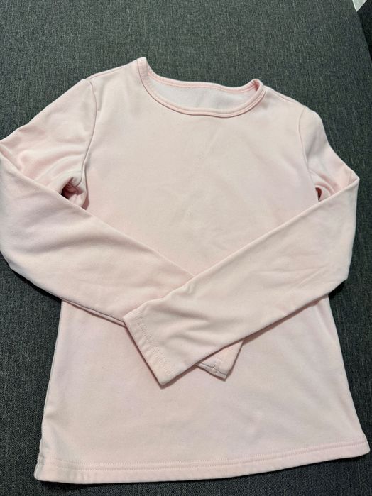 Светло розова зимна блуза