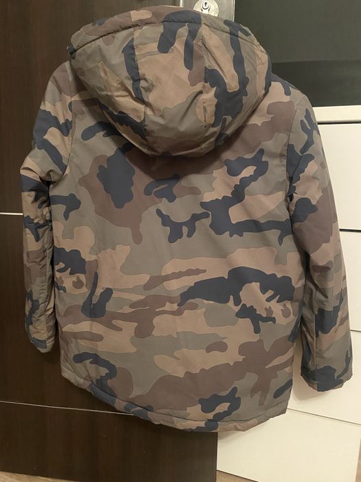 Geaca groasa de copii, varsta 13 ani, next, print militar