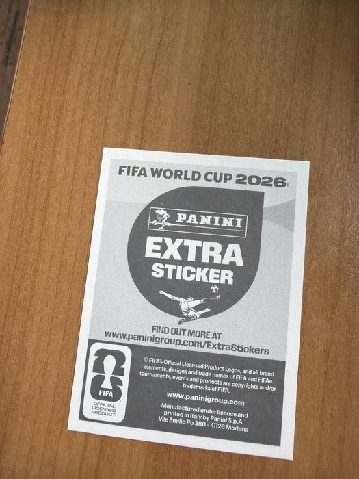 Екстра Стикер на Кристиано Роналдо Бронзов ( Cristiano Ronaldo Extra Sticker Bronze) FIFA World Cup 2026.