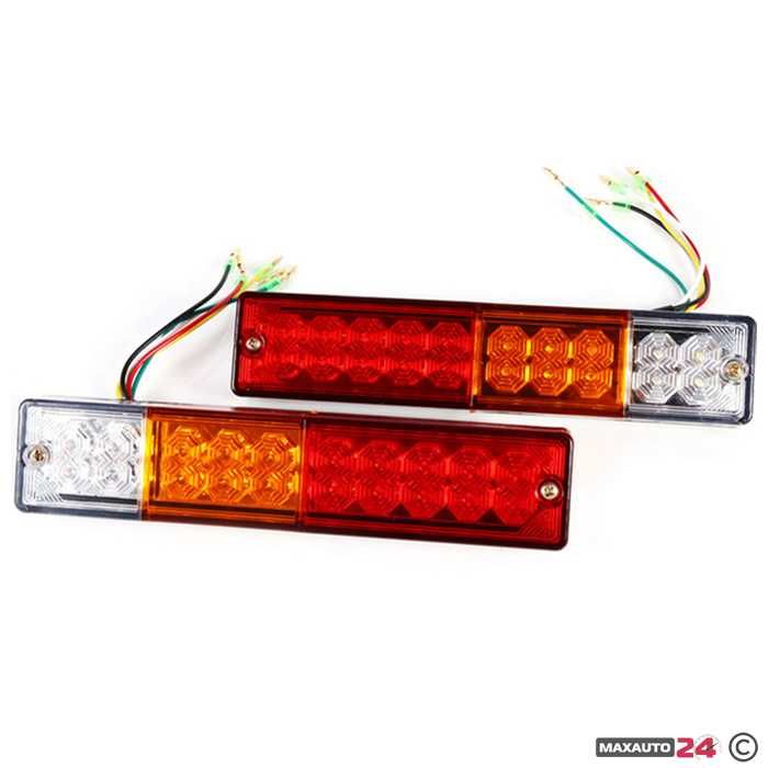 Стопове 2250 LED 12V – комплект 2 броя диодни за кола автомобил бус ремарке