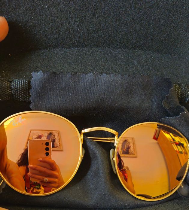 Rayban слънчеви очила 3447 Round metal