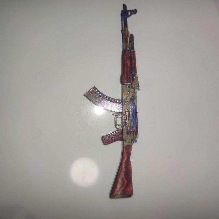 Умален модел на AK-47 Case Hardened от CS:GO/CS:2 в мащаб 1:6