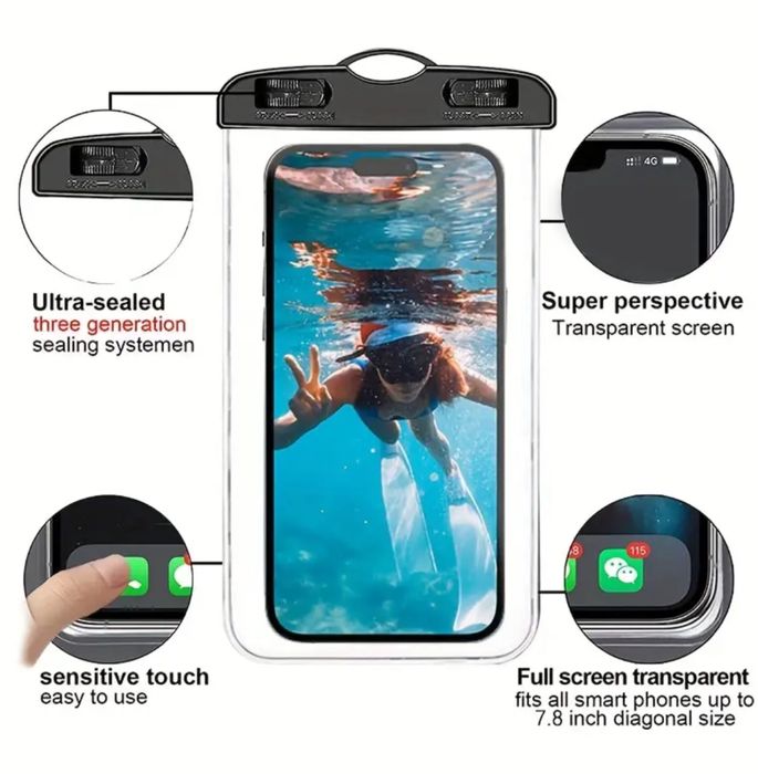 Водонепроницаемый чехол для телефона