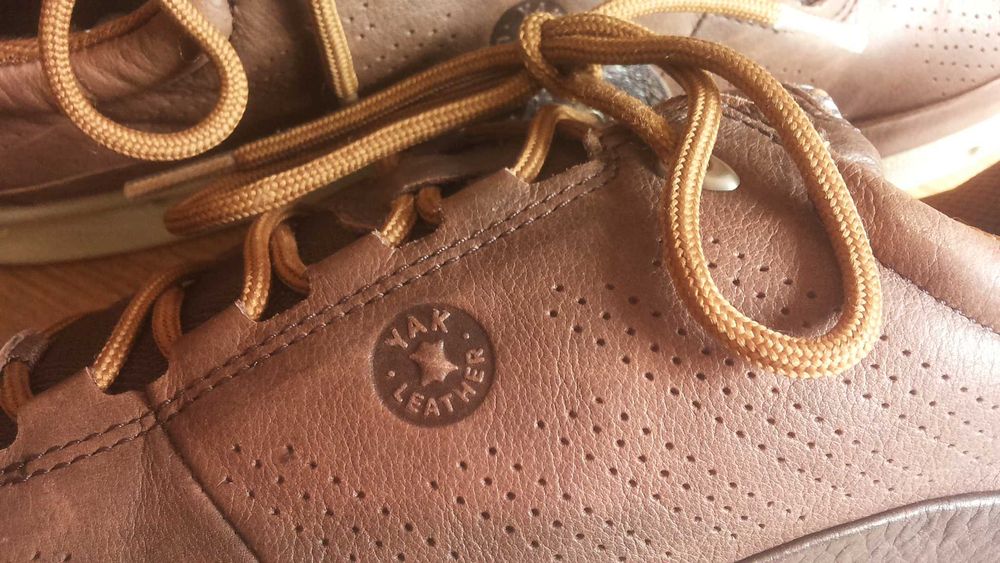 ECCO GORE-TEX YAK LEATHER Shoes размер EUR 44 естествена кожа водонепромокаеми - 1103