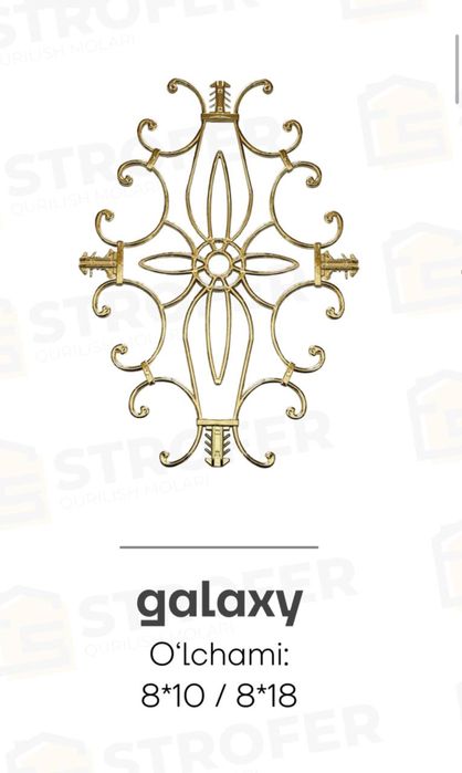 Shatlanka oyna uchun bezaklar dekoratif profillar