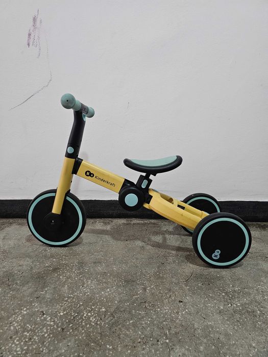 Tricicleta de echilibru 4Trike, Sunflower Blue, Kinderkraft