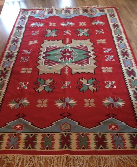 Covor traditional tesut manual