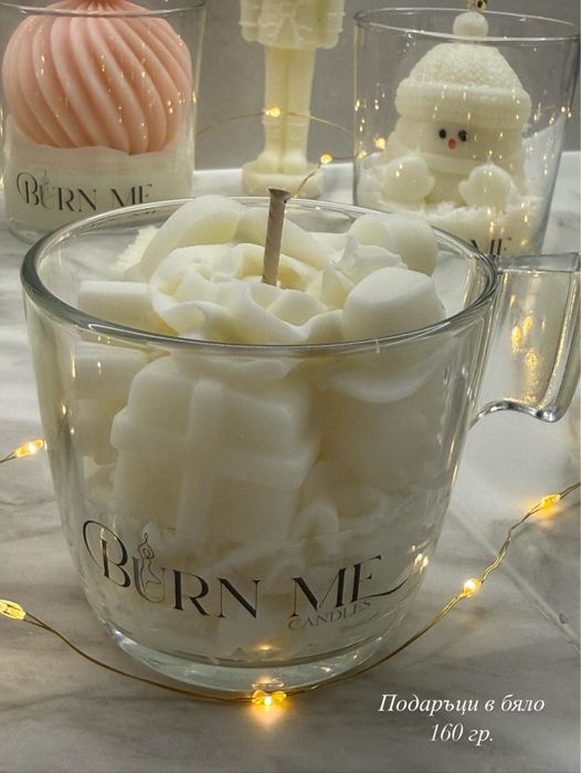 Коледни ароматни соеви свещи