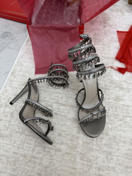 Туфли Босоножки Rene Caovilla Silver