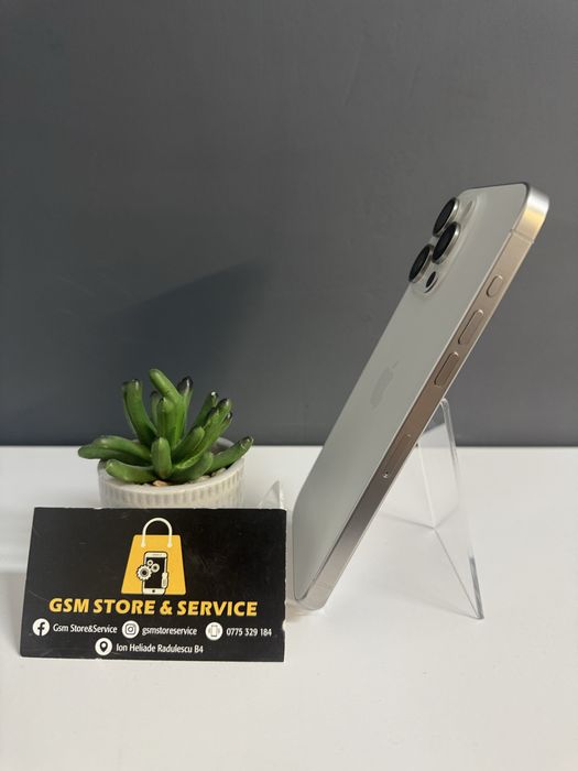 Iphone 15 Pro Max White Titanium 256Gb 2 Ani Garantie Gsm Store&Service