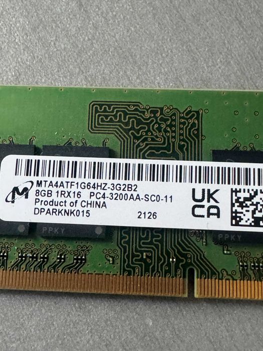 memorii ram ddr4 laptop 8 GB -3200mhz