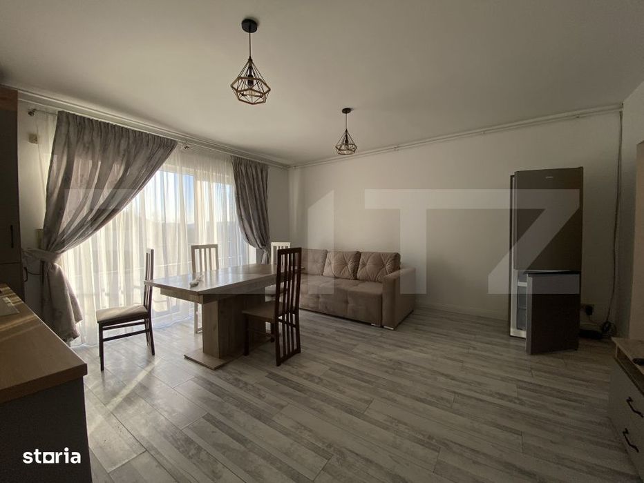 Apartament modern 2 camere, bloc nou, etaj 1 – Podul Jelnei, balcon