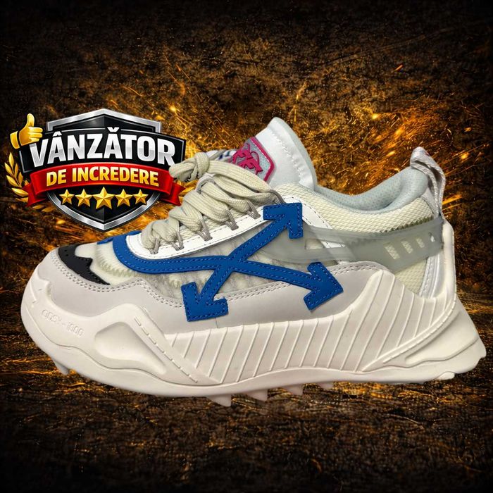 Adidasi OFF WHITE, Odsy 1000 SNEAKERS Premium din Piele Full Box