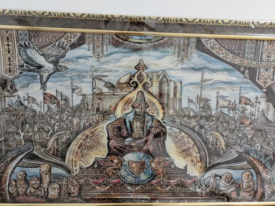 Картина Казах батырлары