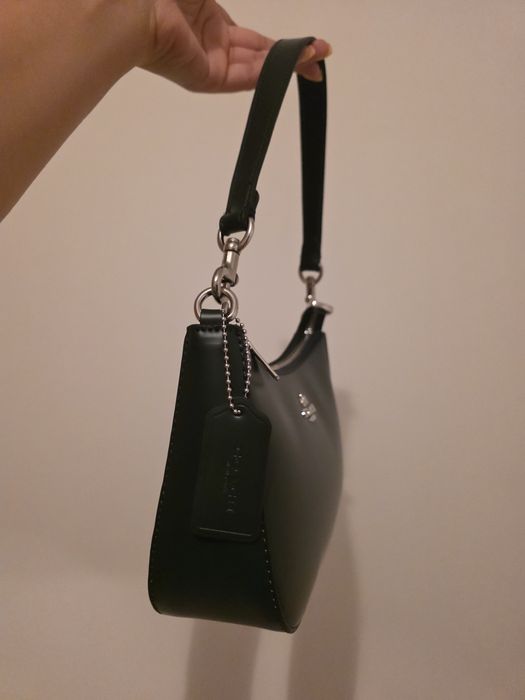 Сумка Coach Коач Teri 24 темно-зелёная