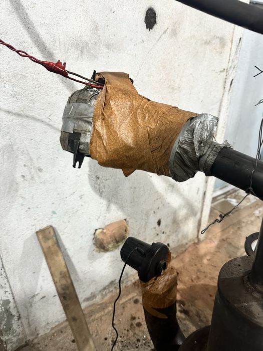 Печь на отработке!