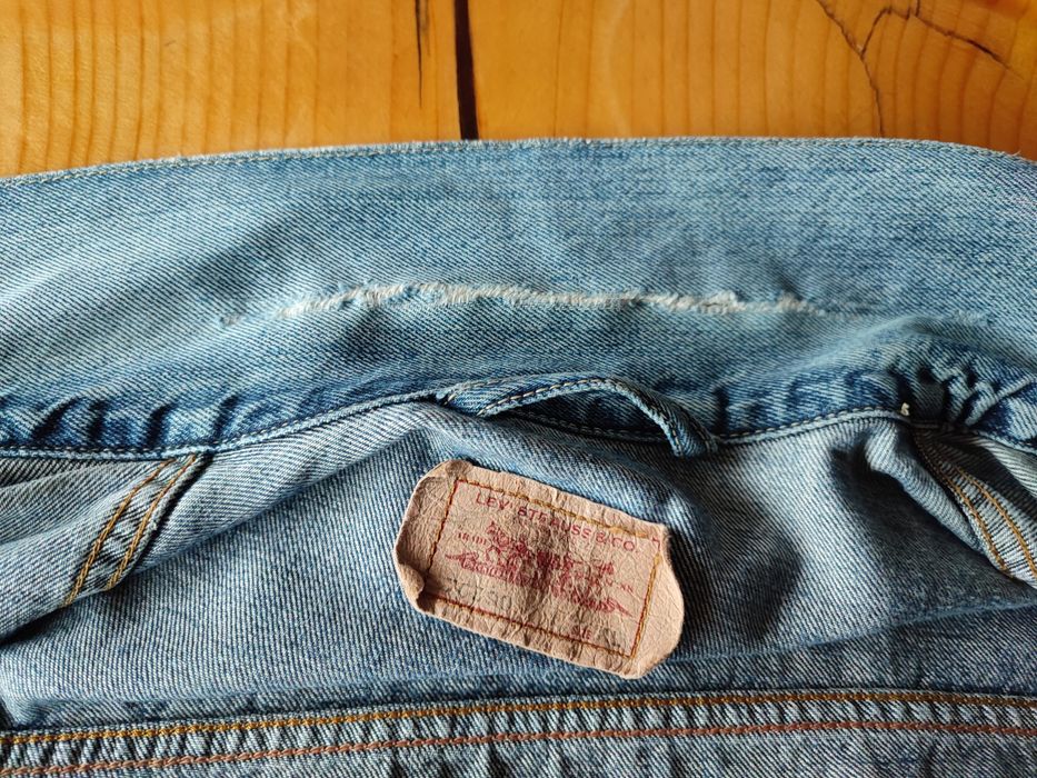 Мъжко оригинално Levi's дънково яке винтидж колекционерско деним  Хл