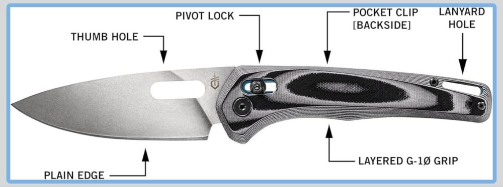 Briceag Gerber sumo - negru