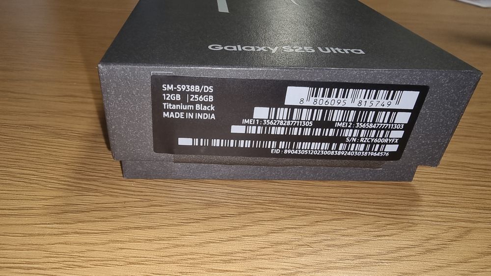 Samsung S25 ultra 256gb