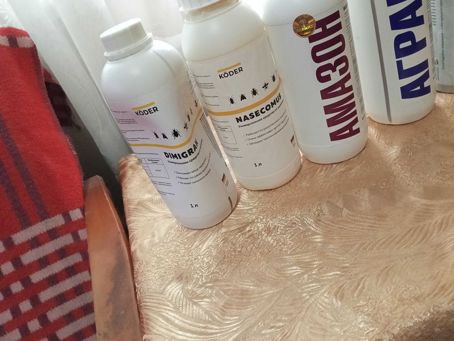 Продам средства от тараканов клопов муравьев блох насекомых 100 мл