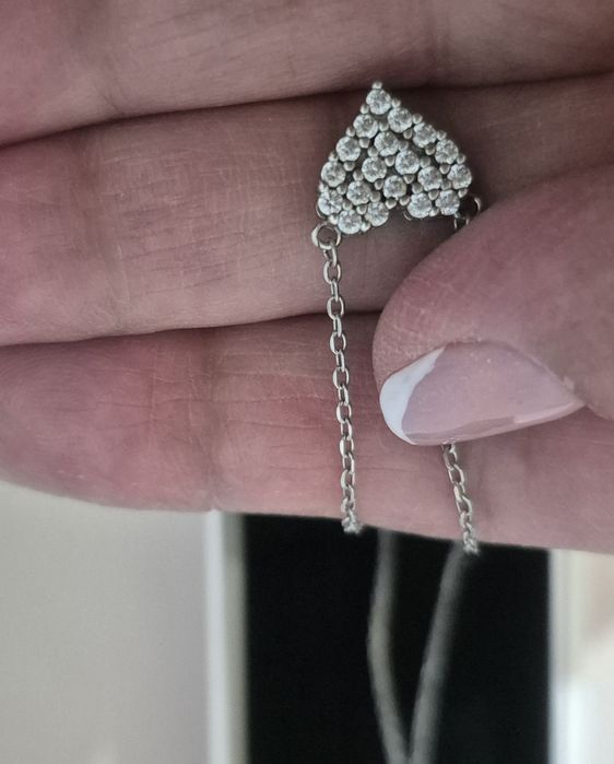 Серебро. Кольцо и цепь. PANDORA.