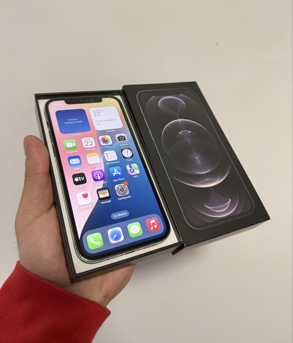 Apple iPhone 12 Pro Graphite 256GB 5G Fullbox Impecabil Neverlock!.