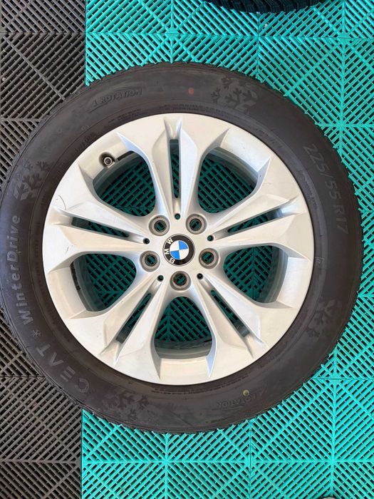 Jante cu anvelope vara 225 55 R17 Ceat Winterdrive dot23 9mm Bmw F48 F39 X1 X2 style 564 stare impecabila