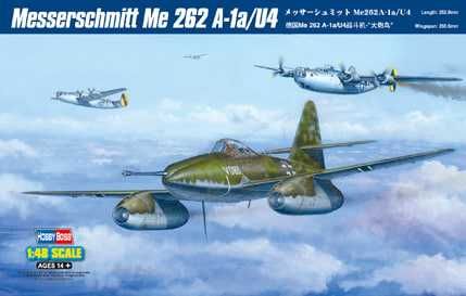 Сборная модель самолета Мессершмитт Me.262 A-1a (1/48, HobbyBoss)