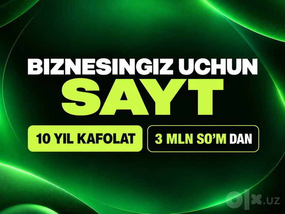 Sayt yasash / Internet Do'kon / 10 YIL KAFOLAT