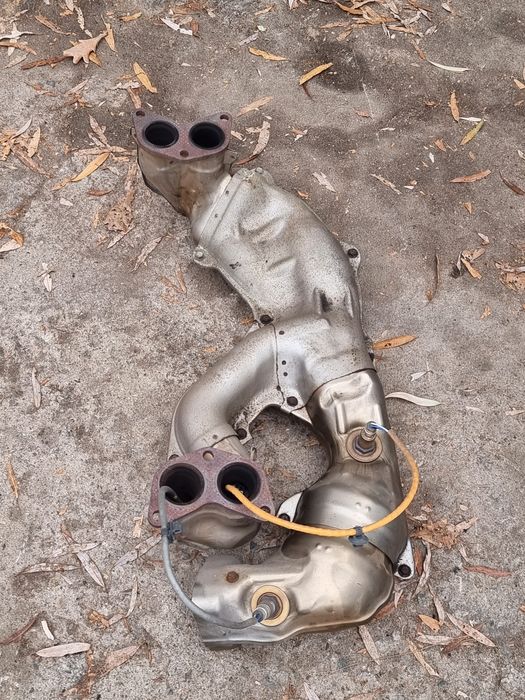 Выхлопная система на Subaru Outback BP