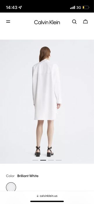 Calvin Klein платье рубашка