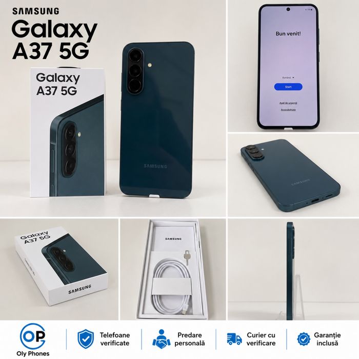 Samsung Galaxy A37 5G 128GB Green Nou Garanție