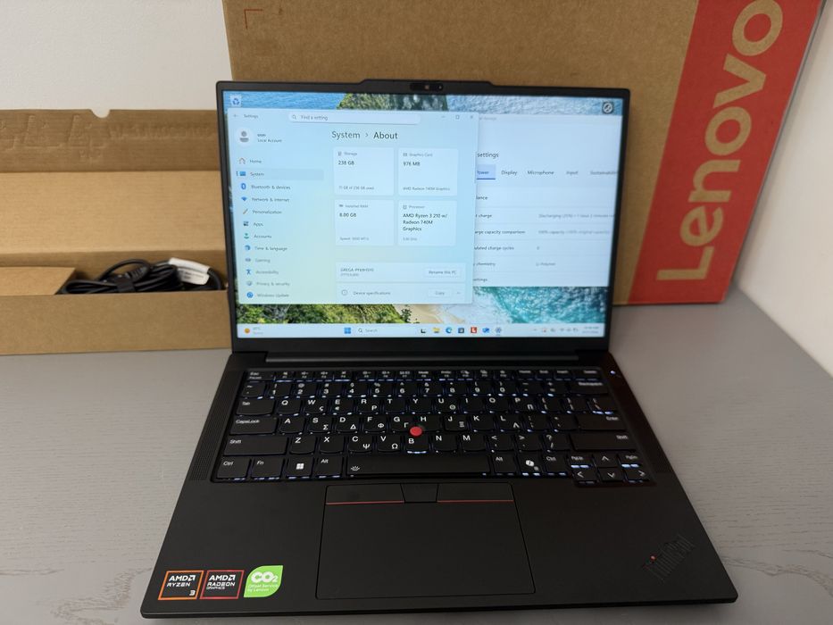 Lenovo ThinkPad E14 Gen 7 NOU Garantie Ryzen 3 210 Radeon 740m