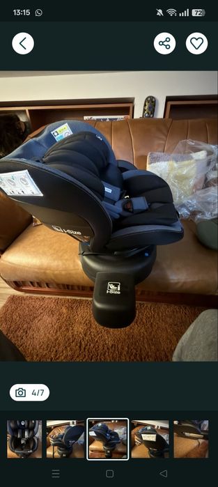 Scaun auto rotativ Lorelli Proxima I-Size 40-105cm cu isofix